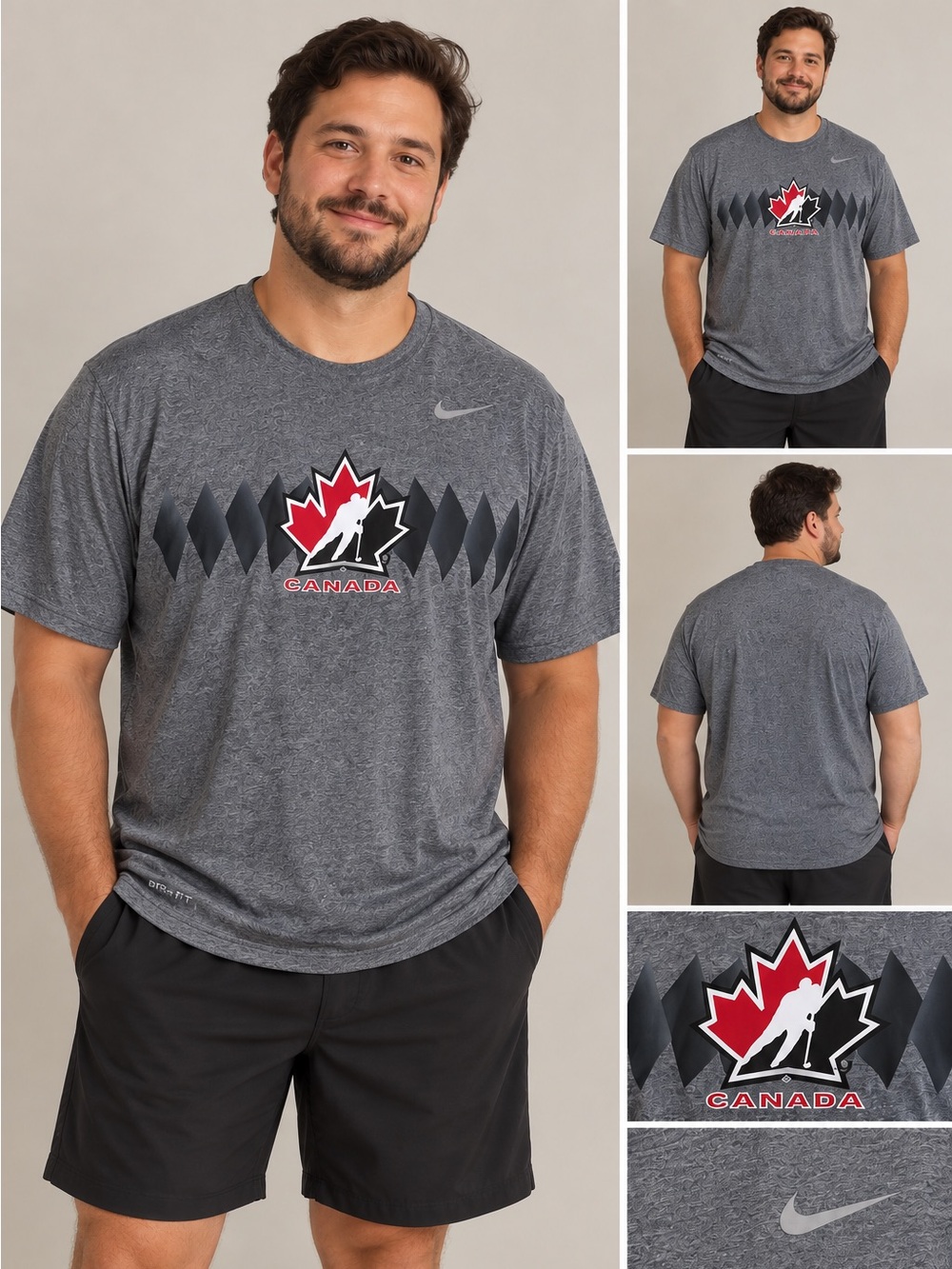 Nike Gray Canada Graphic Men's Tee